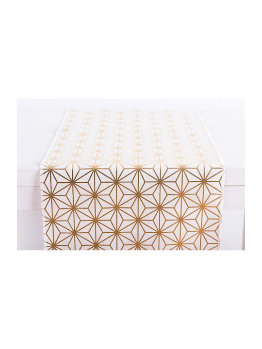 Runner Gold Geometric Designs Beauty Home