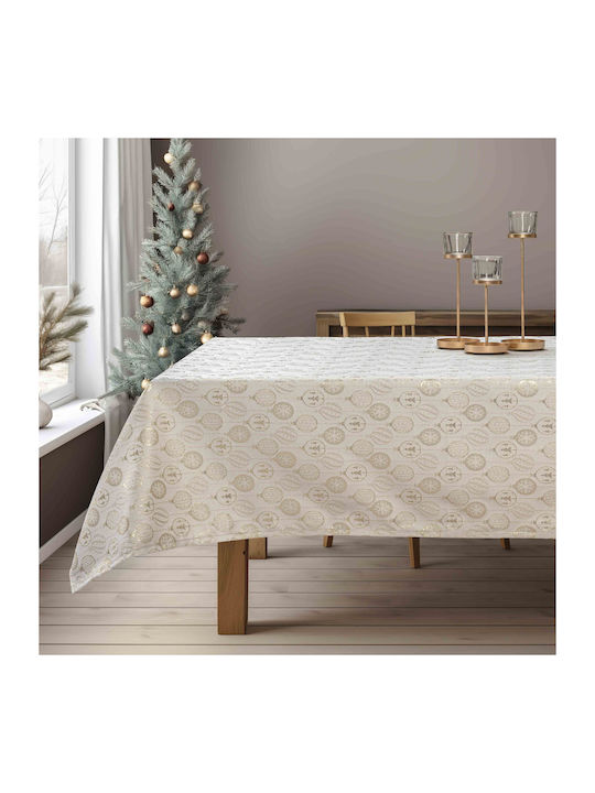 Jacquard Tablecloth Christmas Balls Beauty Home