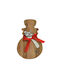 Kaemingk Christmas Table Decoration Brown L21.5xW19xD2cm.