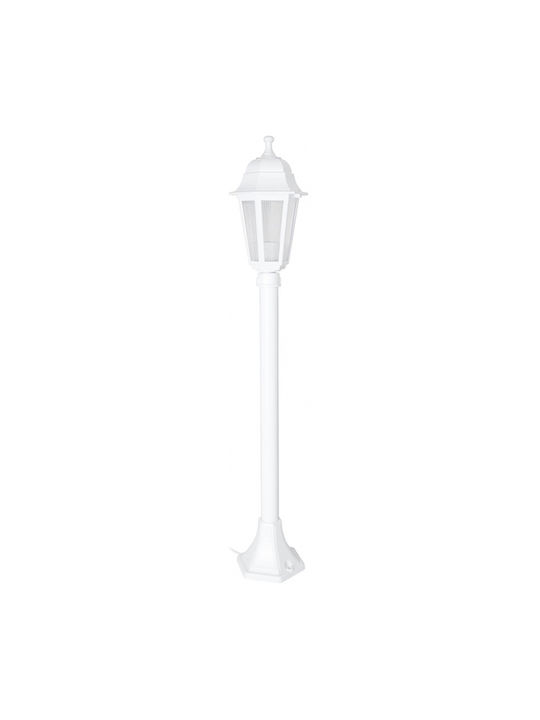 GloboStar Solme Outdoor Floor Lamp Small Post IP44 for E27 Socket White