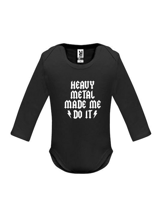 kirikoko Heavy Metal Made Me Do It Long-Sleeved Black