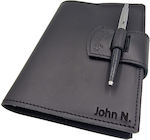 ByLeather Daily Agendas Black Leather 14x22cm