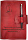 ByLeather Täglich Tagesordnung 2026 Rot Leder 14x22cm