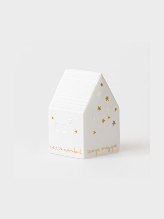 Rader Weihnachts- Beleuchtete Dekorative Darstellung Weiß mit Batterie 8x5x5cm