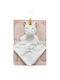 Dimcol Blanket Nursery Swaddling Blankets Bebe Fleece Coral with Animal Unicorn 06 75x100cm 2pcs