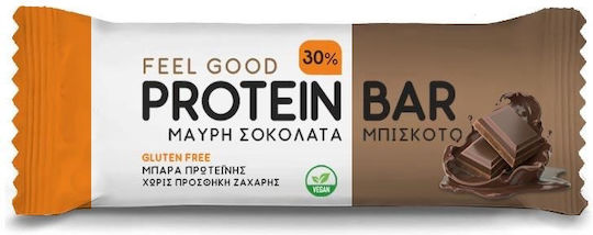 Feel Good Protein Bar Baton cu 30% Proteină & Aromă Black Chocolate Cookie 60gr