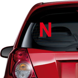 Car Sticker New Driver 01 Light Green