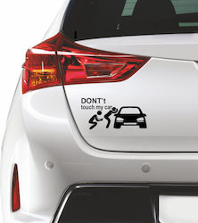 Αυτοκόλλητο Αυτοκινήτου Dont Touch My Car 4 Μπλ...