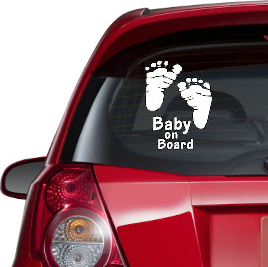 Baby an Bord Autoaufkleber 4 Blau