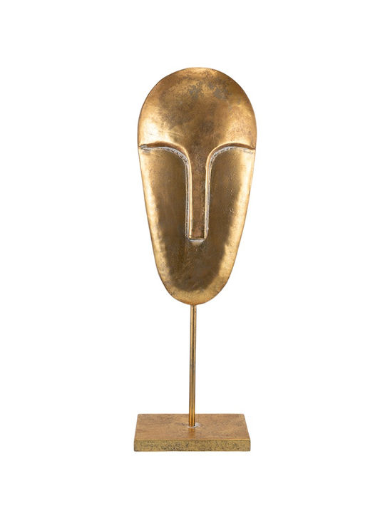 Metal Face Gold 18x10x58cm