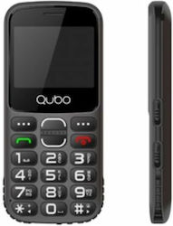 Qubo X-230BKC Dual SIM Κινητό με Μεγάλα Κουμπιά Μαύρο