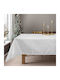 Beauty Home Weihnachtlich Tischtuch Stoff Silber L220xB135cm.