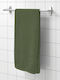 Set of Bath Towels 2 pcs Khaki Army Weight 420gsm