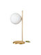 GloboStar Decorative Lamp with Socket for Bulb E27 Gold