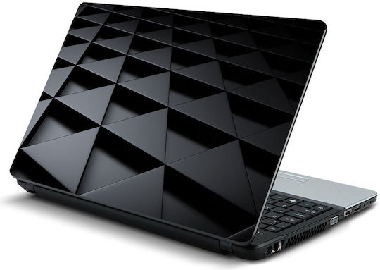 Αυτοκόλλητο Laptop Μαύρα Τρίγωνα 15 4" 35cm X 25cm