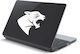 Laptop Sticker Yellow Panther