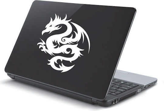 Αυτοκόλλητο Laptop Tribal Dragon Άσπρο