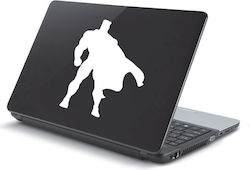 Αυτοκόλλητο Laptop Superhero Άσπρο