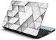Αυτοκόλλητο Laptop Άσπρα Τρίγωνα 17" 39cm X 26cm
