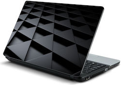 Laptop Sticker Black Triangles 14" 34cm X 23.5cm