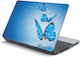 Laptop-Aufkleber Blaue Schmetterlinge 15,6" 37c...
