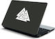 Αυτοκόλλητο Laptop Valknut Καφέ
