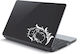 Laptop-Aufkleber Gelbe Blume