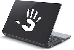 Laptop-Aufkleber Orange Palme