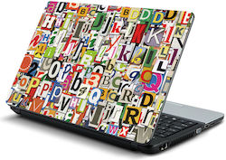 Αυτοκόλλητο Laptop Γράμματα 02 14" 34cm X 23,5cm