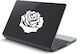 Autocolant Laptop Trandafir 15cm X 15cm LxH