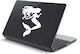 Αυτοκόλλητο Laptop Γοργόνα Χρυσό