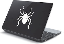 Αυτοκόλλητο Laptop Αράχνη Ασημί