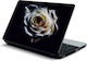 Laptop-Aufkleber Weiße Rose 17" 39cm x 26cm