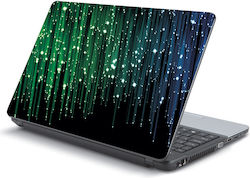 Laptop-Aufkleber Fallende Sterne 15" 32cm x 25cm