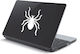 Orange Spider Laptop Sticker