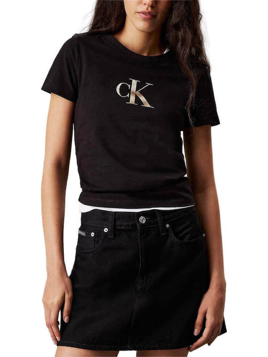 Damen T-Shirt Black
