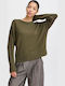 Women's Sweater Olive Night