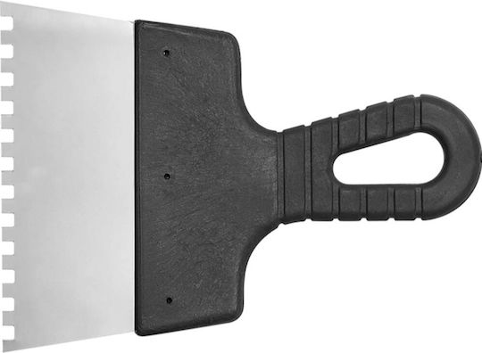 Vorel Σπατουλαδόρος Inox Οδοντωτός 200x8mm με Πλαστική Λαβή 06303