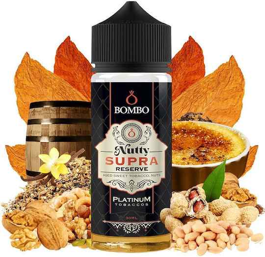 Bombo Shot de aromă Platinum Tobaccos Nutty Supra Reserve 30ml/120ml 1buc Nutty
