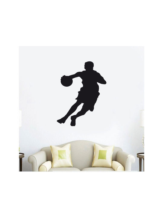 Αυτοκόλλητο Τοίχου Basketball 09 Πορτοκαλί