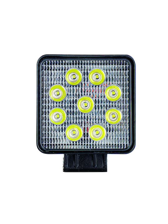 Lumină de exterior montată pe perete LED IP67 27W cu Alb Rece Lumină 10.7x10.7x4.9εκ.