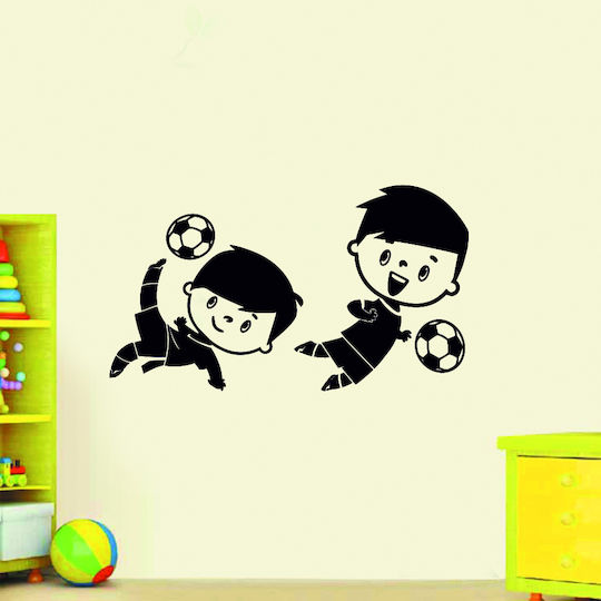 Brauner Fußball Wandsticker