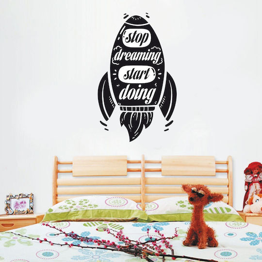 Autocolant Decorativ De Perete Start Doing 1 Buc 60x100cm Orafol