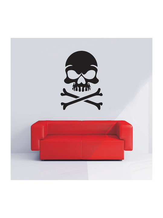 Διακοσμητικό Αυτοκόλλητο Τοίχου Pirate Skull Όπ...