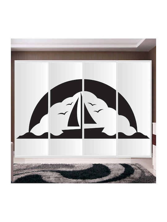 Decorative Wardrobe Sticker Ship 1 Piece Orafol