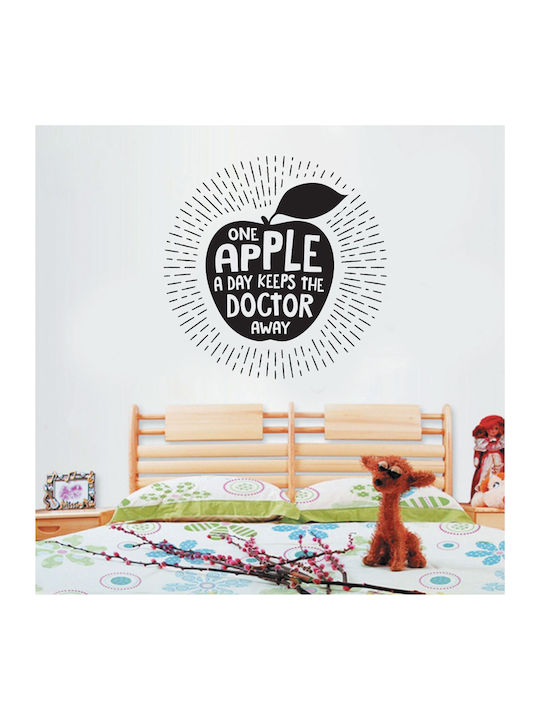 Autocolant Decorativ Perete One Apple A Day - D...