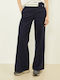 Damen Stoff Hose Blue