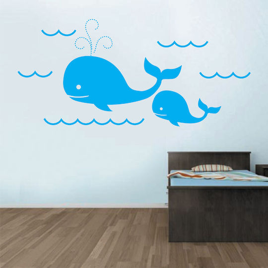 Kids Wall Sticker Whales As In The Picture