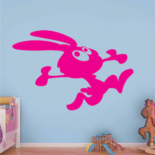 Kids Wall Sticker Yellow Bunny