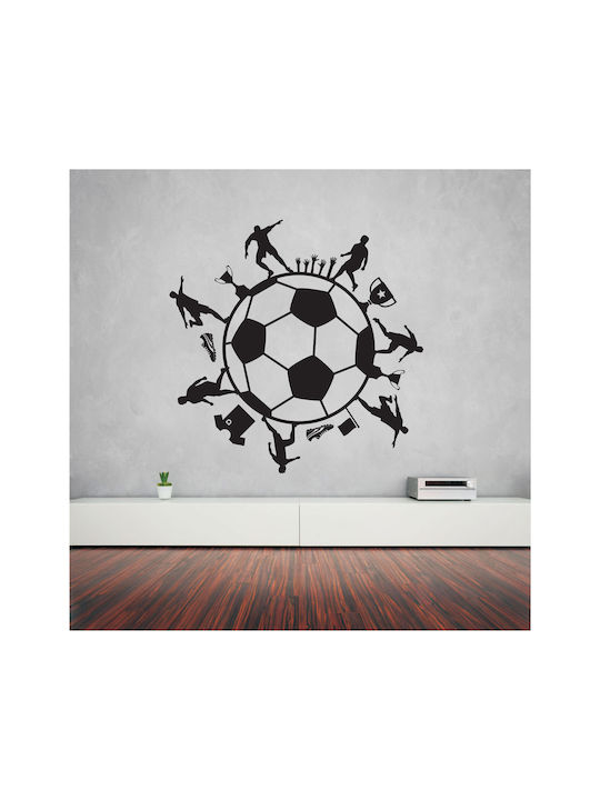 Brown Soccer Ball Wall Sticker